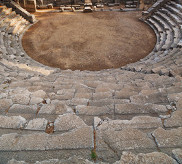  ruins stone and theatre in  antalya  arykanda turkey asia sky a