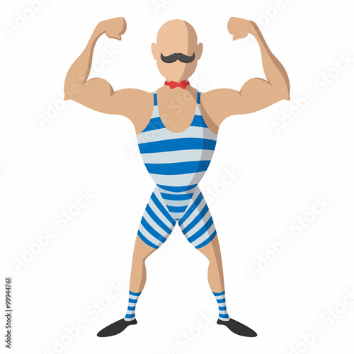 "Strong man cartoon" Stock image and royalty-free vector files on