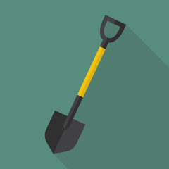 Shovel flat icon