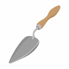 Gardening shovel cartoon icon