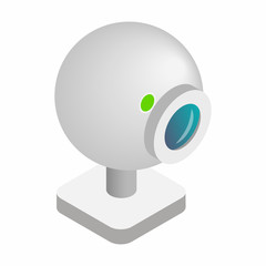 Webcam 3d isometric icon