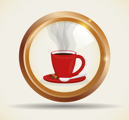 Coffee icon design 