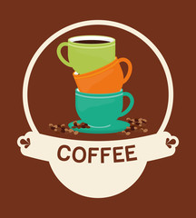 Coffee icon design 