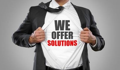 We offer Solutions