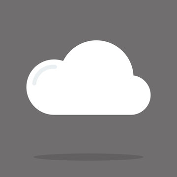 Cloud, Weather Icon in Vector
