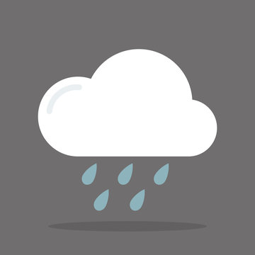 Rain, Weather Icon in Vector