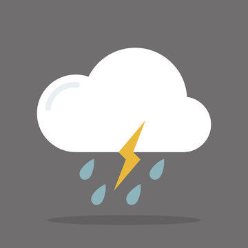 Storm, Weather Icon in Vector