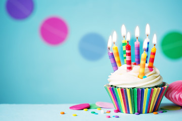 Birthday cupcake