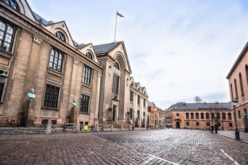 Fototapeta premium Old Town in winter. Copenhagen, Denmark 