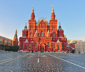 Moscow historical museum building