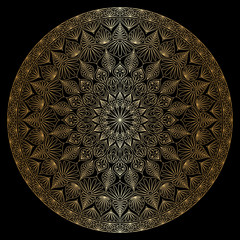 Vector gold ornament.