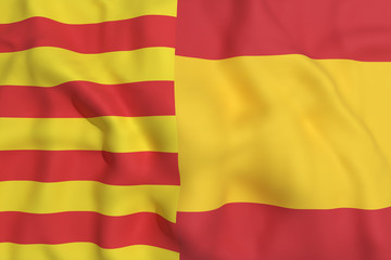 catalonia and spain flag