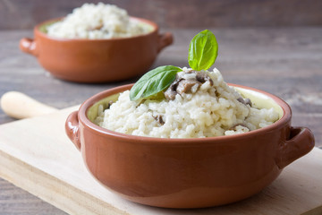 Risotto with mushrooms
