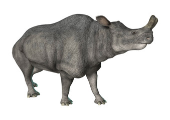 Obraz premium Brontotherium or Thunder Beast