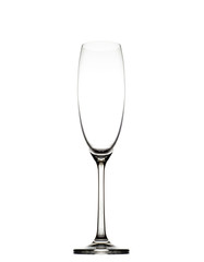 shampagne glass isolated on white background 