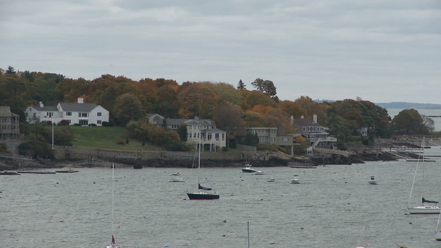 Looking across Marblehead Harbor in Massachusetts.