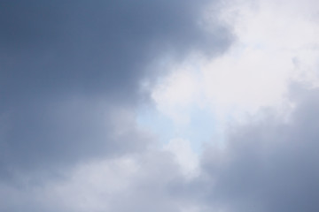 storm clouds in the sky as the background
