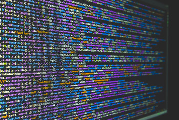 Part of a monitor with program code (selective focus)