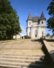 Fototapeta na wymiar Hostyn/ Famous pilgrim church at Moravia - Czech republic