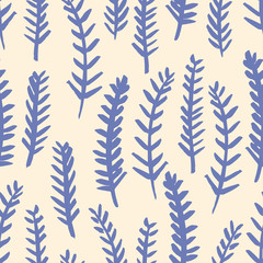 Leaf seamless pattern background vector. Leaf textile pattern. 