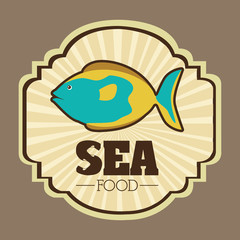 sea food fish design 