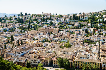Fototapeta na wymiar Granada in Andalucia, Spain