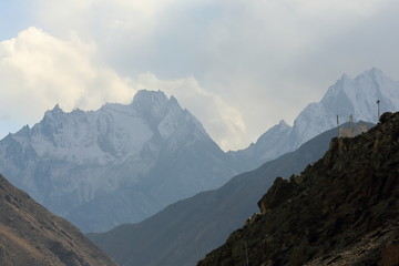 Peaks of the Jugal Himal section. Himalayas-Tibet. 1999