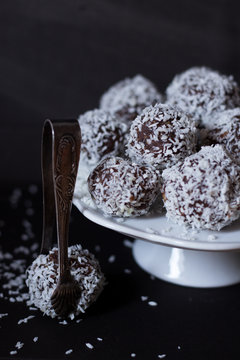 coconut cookies called bajaderka