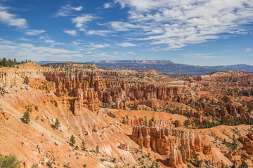 Fototapeta na wymiar View over the Amphitheater in Bryce Canyon