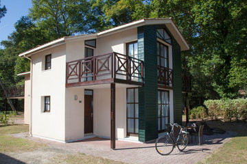 View of the exterior of a beautiful modern house