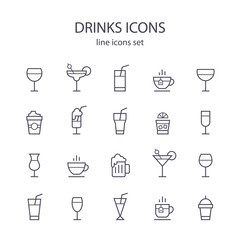 Drinks icons.