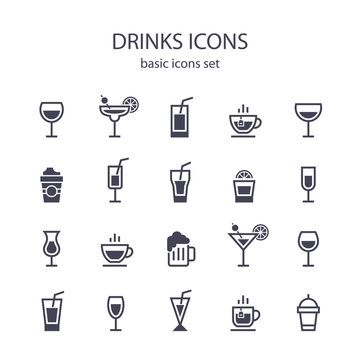 Drinks icons.