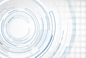 Scientific Future Technology. For Business Presentation. Flyer, Poster Vector Concept Background