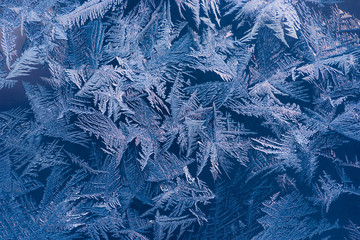Blue ice pattern