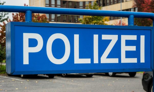 Polizei Schild