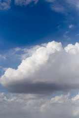 Fototapeta premium beautiful clouds on a blue sky