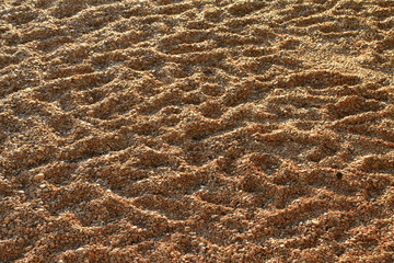 Pebbles on a beach in Brela , Croatia