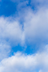 clouds in the blue sky