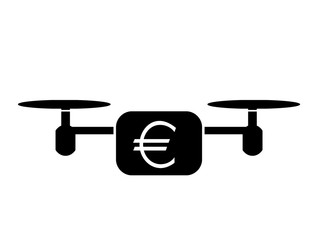 Euro dans un drone