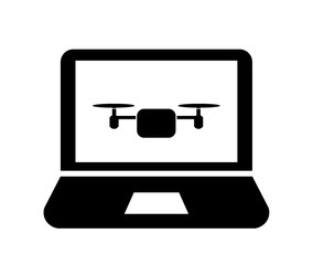 Drone dans un ordinateur portable