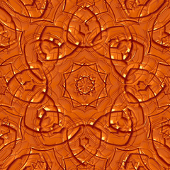 Orange Circle Flower Texture