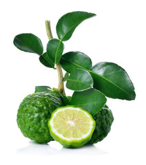 Bergamot or isolated on white background.