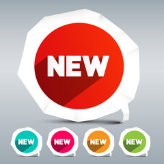 Circle Paper New Labels Set