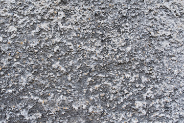 thick gray plaster