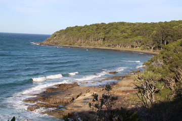 Fototapeta na wymiar Australien, Noosa Nationalpark, Küste, aufgenommen im November 2015