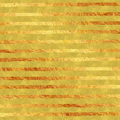 Faux Gold Foil Glitter Stripes Pattern