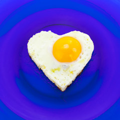 Heart shaped egg