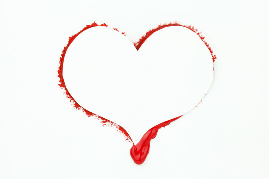 Bleeding Heart Valentine Card
