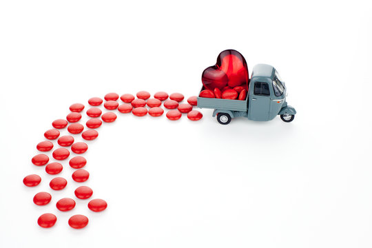 Valentine Love Truck