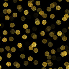 Gold Dots Faux Foil Metallic Background Pattern Texture - 99971554